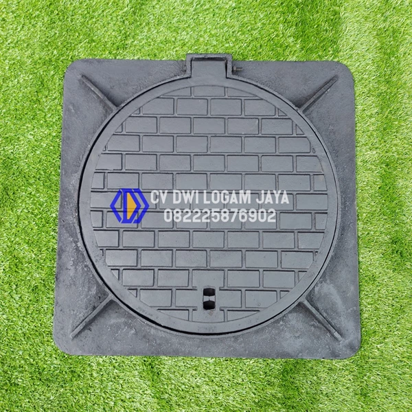 Manhole Cover Cast Iron Medium Duty Ukuran 50cm