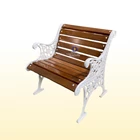 Elegant Short White Garden Chair 1