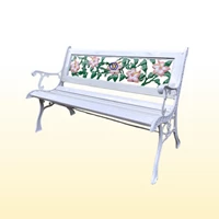 Escada Pink Floral Motif Garden Chair