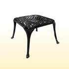 Jasmine Black Cast Iron Table Antique 1