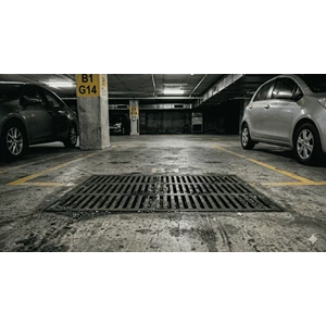 grill cover di area basement